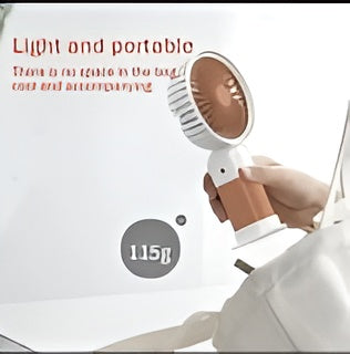Mini Cute Fan – Portable USB Rechargeable Handheld Cooling Fan for Kids & Adults